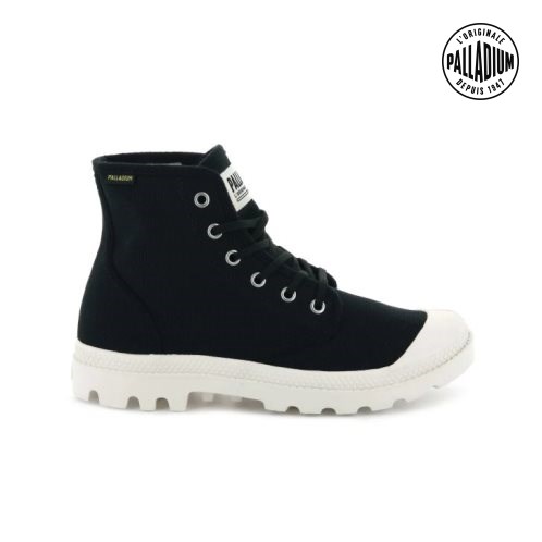 Baskets Palladium Pampa Hi Originale High Tops Femme Noir | FR GBO408I